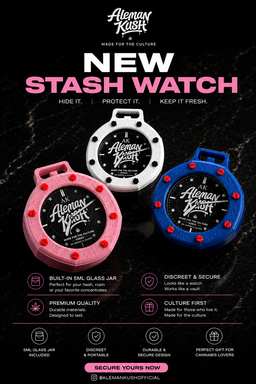 AK STASH WATCH